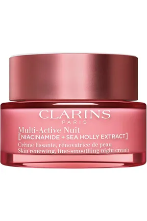 Clarins Multi-Active 30+ Nuit Skin Renewing Line-Smoothing, Todos los Tipos de Piel Cremas antiedad 50 ml unisex