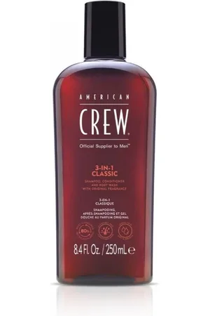 American Crew 3In1 Classic Shampoo, Conditioner & Body Wash Champús 250 ml male