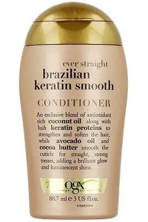 Ogx Acondicionador Keratina Brasileña Cabellos Ondulados O Rizados Acondicionadores 88.7 ml unisex