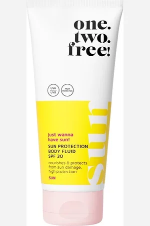 one.two.free! Sun Protection Body Fluid SPF 30 Protección solar 200 ml unisex