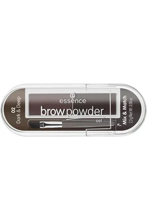 Essence Brow Powder Set Polvos de cejas 2.3 g 2 - DARK & DEEP