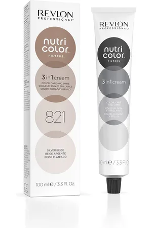 Revlon Nutri Color Filters 3 in 1 Cream No. 821 Silver Beige Tintes temporales 100 ml Marrón unisex
