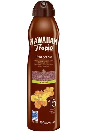 Hawaiian Tropic Bronceador Bruma Aceite Seco Spf15 Protección solar 177 ml unisex