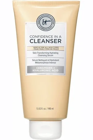 IT COSMETICS Confidence in a Cleanser Ceramides + Hyaluronic Acid Desmaquillantes de ojos 148 ml