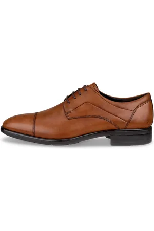 Ecco CITYTRAY-Zapatos Derby de piel para hombre- -40