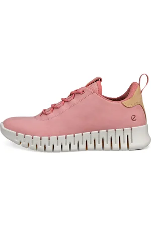 Ecco GRUUV W-Zapatillas de nobuk para mujer-Rosa-37