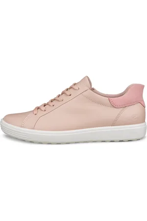 Ecco SOFT 7 W-Zapatillas de piel para mujer-Rosa-43