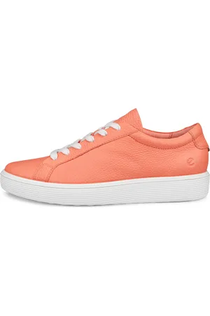 Ecco SOFT 60 W-Zapatillas de piel para mujer-Naranja-38