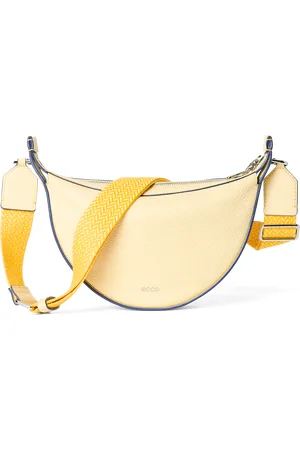 Ecco Fortune Bag S Soft Pebbled Leather-Bolso de hombro piel-Amarillo
