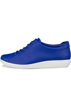 Ecco SOFT 2.0-Zapatillas de piel para caminar para mujer- -39