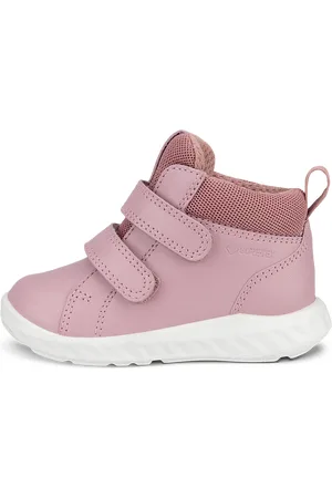 Ecco SP.1 LITE INFANT-Zapatillas de piel Gore-Tex con velcro para niño/a-Rosa-22