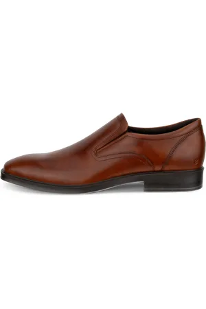 Ecco METROPOLE MILAN-Zapatillas de piel sin cordones para hombre- -42