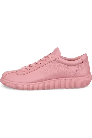 Ecco SOFT ZERO W-Zapatillas de piel para mujer-Rosa-39