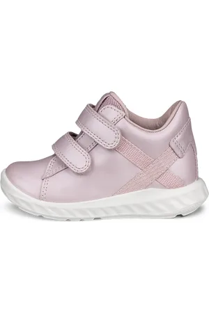 Ecco SP.1 LITE INFANT-Zapatillas de piel con velcro para niño/a-Rosa-25