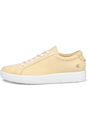 Ecco SOFT 60 W-Zapatillas de nobuk para mujer-Amarillo-41