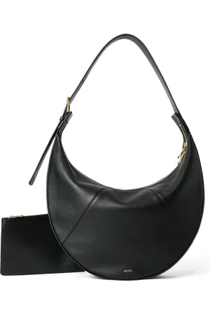 Ecco Fortune Bag L Soft Pebbled Leather-Bolso de hombro piel