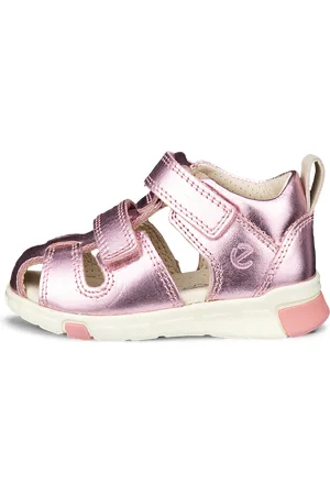 Ecco MINI STRIDE SANDAL-Sandalias cangrejeras de piel para niño/a-Rosa-24