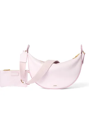 Ecco Fortune Bag M Soft Pebbled Leather-Bolso de hombro piel-Rosa
