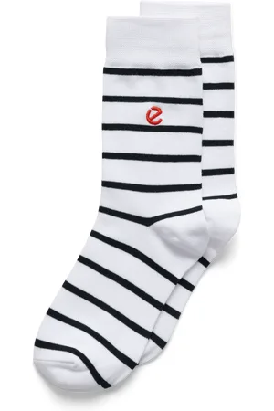 Ecco CLASSIC STRIPE MID-CUT SOCKS-Calcetines para mujer- -3942