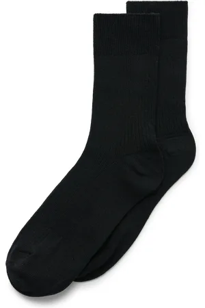 Ecco Vibe Ribbed Mid-cut-Calcetines canalé para mujer- -3942