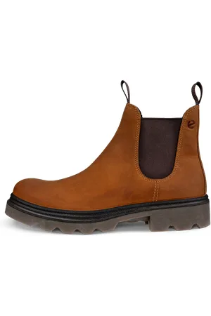 Ecco GRAINER M-Botas Chelsea de nobuk para hombre- -40