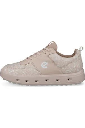 Ecco W GOLF STREET 720-Zapatos golf de piel Gore-Tex para mujer-Rosa-40