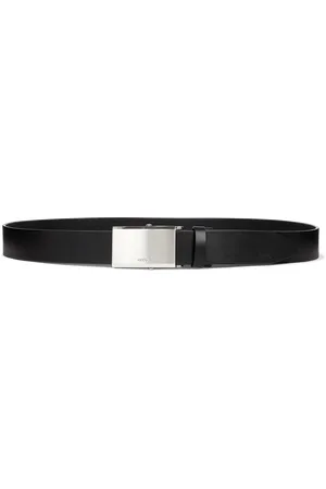 Ecco Belts-Cinturón de piel ajustable para hombre- -110