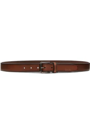 Ecco Belts-Cinturón de piel para hombre- -110