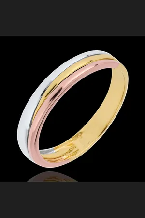 Edenly Alianza Triya tres oros - oro blanco, amarillo, rosa 9 quilates