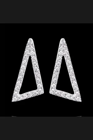 Edenly Pendientes Equerre astral - de 9 quilates y diamantes