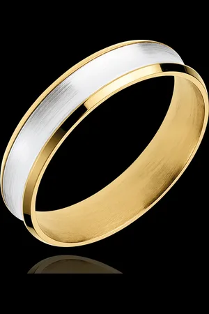 Edenly Sortija Dandy - oro amarillo y oro blanco 18 quilates