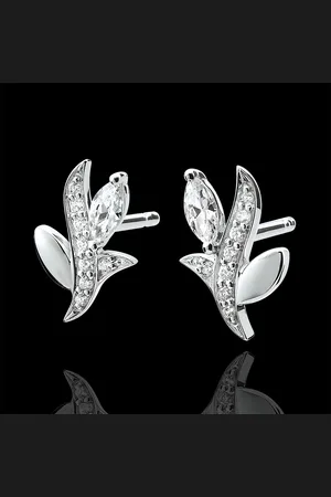 Edenly Pendientes Bosque Misterioso - 18 quilates y diamantes de f