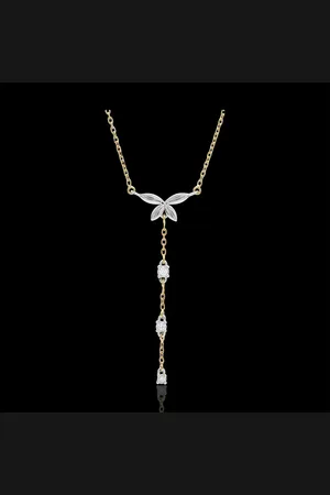 Edenly Collar Brisa Ligera - bicolor - 18 quilates