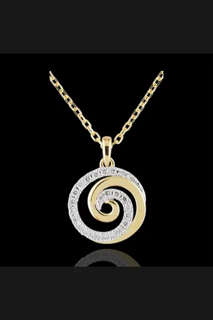 Edenly Colgante Espiral de Amor - 9 quilates y diam