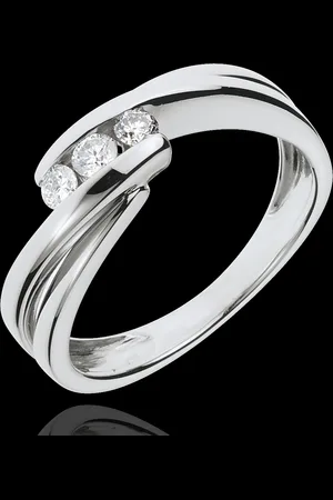 Edenly Anillo trilogía Nido Precioso - Ritumelo - 18 quilates - 3
