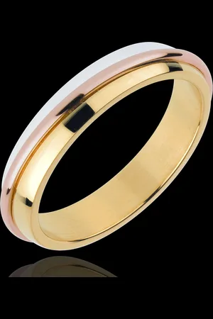 Edenly Alianza Sortijas Solares - oro rosa y oro amarillo 18 quilates