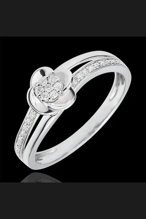 Edenly Anillo Eclosión - Pétalos de Rosa - 18 quilates y diamant