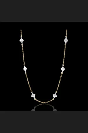 Edenly Collar Génesis - Diamantes Brutos - oro amarillo 18 quilates
