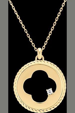 Edenly Collar Frescura - Trébol absoluto - de 9 quilates y diam