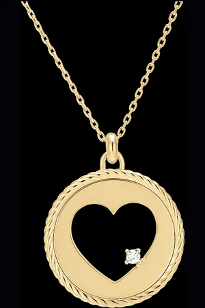 Edenly Collar Frescura - Corazón absoluto - de 9 quilates y dia