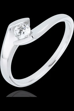 Edenly Anillo solitario Nido Precioso - Noche de Verano - 9 quilat