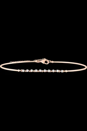 Edenly Brazalete Grácil - de 9 quilates con diamantes