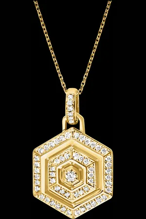Edenly Collar Hexad - de 9 quilates con diamantes