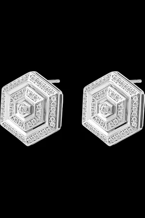 Edenly Pendientes Hexad - de 9 quilates con diamantes