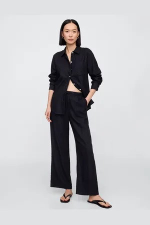 Pantalon Gap Flare Khakis Mujer Rojas Mujer Pantalón Gap Flare