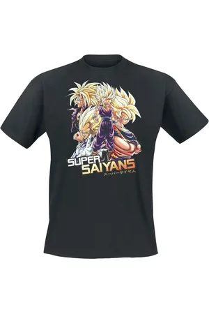 Dragon Ball Camiseta gaming de - Z - Super Saiyans - S XXL - para