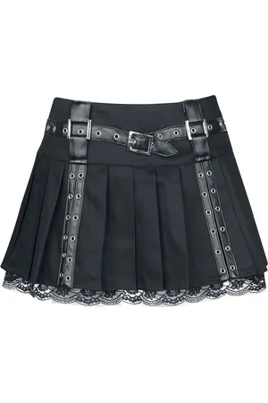 Burleska Minifalda Gótico de - Mini falda Aura - S 4XL - para Mujer