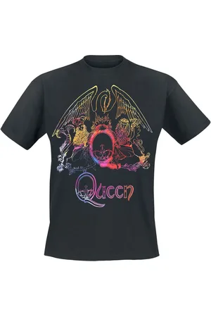 Queen Camiseta de - Neon Pattern Crest - L XL - para Hombre