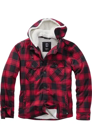 Brandit Chaqueta entre-tiempo de - Lumberjacket Hooded - XL 5XL - para Hombre
