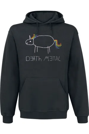 Death Metal Sudadera con capucha Unicornio de - S XXL - para Hombre